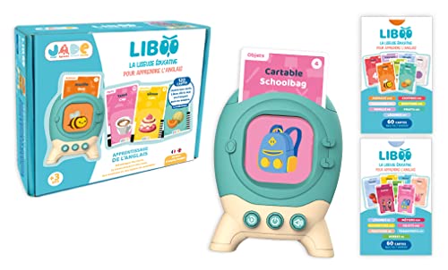 J.A.D.E - Liboo E-Reader - Französisch - Englisch - 240 Wörter - 141510 - Bildungsspiel - Mehrfarbig - Kunststoff - Batterien enthalten - Vokabular - Lernen - Französisches Design - Ab 3 Jahren. J.A.D.E - Liboo E-Reader - Französisch - Englisch - 240 Wörter - 141510 - Bildungsspiel - Mehrfarbig - Kunststoff - Batterien enthalten - Vokabular - Lernen - Französisches Design - Ab 3 Jahren. von J.A.D.E