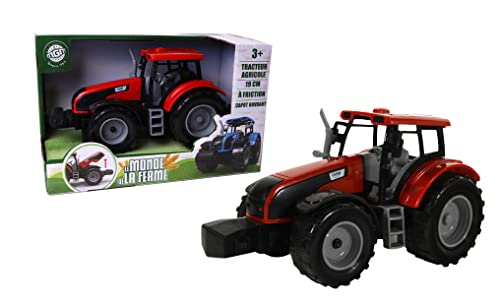 Jeux Mgm Le Monde de de la Bauernhof – Traktor Friction mit Motorhaube – 027013 – Rot – 20 cm – Kunststoff – ab 3 Jahren Jeux Mgm Le Monde de de la Bauernhof – Traktor Friction mit Motorhaube – 027013 – Rot – 20 cm – Kunststoff – ab 3 Jahren von J.A.D.E