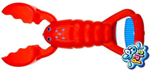 JA-RU Hummer-Sand-Kiefer- und Krallen-Spielzeug, 34,3 cm, Kunststoff, Sandbagger, Greifer und Strandkralle von JA-RU