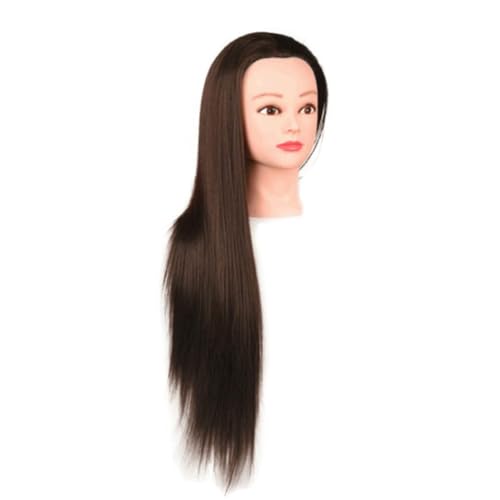 JABALUX Schaufensterpuppenkopf für Perücken, Styling Kopf 24,80 -Zoll -Haarsimulation (Dunkelbraun) von JABALUX