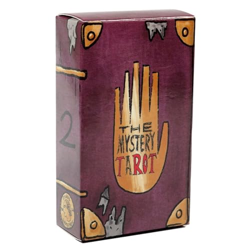 Tarot Deck, Fortune Telling Cards, Beginner Deck, Spiritual Cards, 78 Tarot Cards, Divination Tool Set, Mystical Card Deck,Guidebook Included, Portable Cards (B) von JABALUX