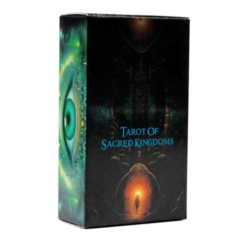 Tarot Deck, Fortune Telling Cards, Beginner Deck, Spiritual Cards, 78 Tarot Cards, Divination Tool Set, Mystical Card Deck,Guidebook Included, Portable Cards (D) von JABALUX