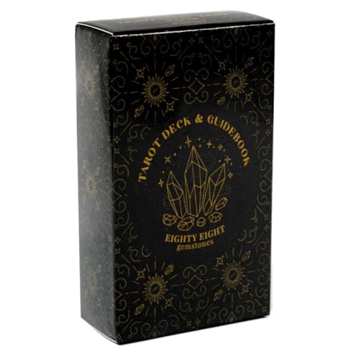 Tarot Deck, Fortune Telling Cards, Beginner Deck, Spiritual Cards, 78 Tarot Cards, Divination Tool Set, Mystical Card Deck,Guidebook Included, Portable Cards (E) von JABALUX