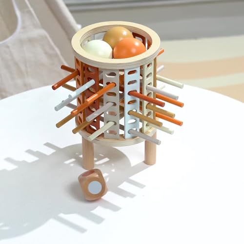 JACKANNA Montessori Lernspiel ab 3 Jahre – Holzspiel mit 24 Farbigen Stäbchen & Würfel, Zählspiel für Zahlen & Motorik, pädagogisches Kinderspielzeug für 3-6 Jahre – Perfekt für Reise & Familienzeit JACKANNA Montessori Lernspiel ab 3 Jahre – Holzspiel mit 24 Farbigen Stäbchen & Würfel, Zählspiel für Zahlen & Motorik, pädagogisches Kinderspielzeug für 3-6 Jahre – Perfekt für Reise & Familienzeit von JACKANNA