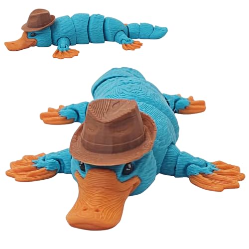 JAHEMU 3D Gedrucktes Schnabeltier Figuren Flexible Gelenke Schnabelfigur 3D-Gedruckter Entenschnabel Statue Tierfiguren Fidget Spielzeug Tischdekoration Zappelspielzeug JAHEMU 3D Gedrucktes Schnabeltier Figuren Flexible Gelenke Schnabelfigur 3D-Gedruckter Entenschnabel Statue Tierfiguren Fidget Spielzeug Tischdekoration Zappelspielzeug von JAHEMU
