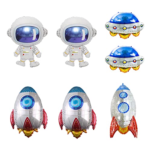 JAHEMU Weltraum Astronauten folienLuftballon Weltraum Themenballon Astronauten Raketen Raumschiff Helium Luftballons für Kindergeburtstag Dekoration JAHEMU Weltraum Astronauten folienLuftballon Weltraum Themenballon Astronauten Raketen Raumschiff Helium Luftballons für Kindergeburtstag Dekoration von JAHEMU