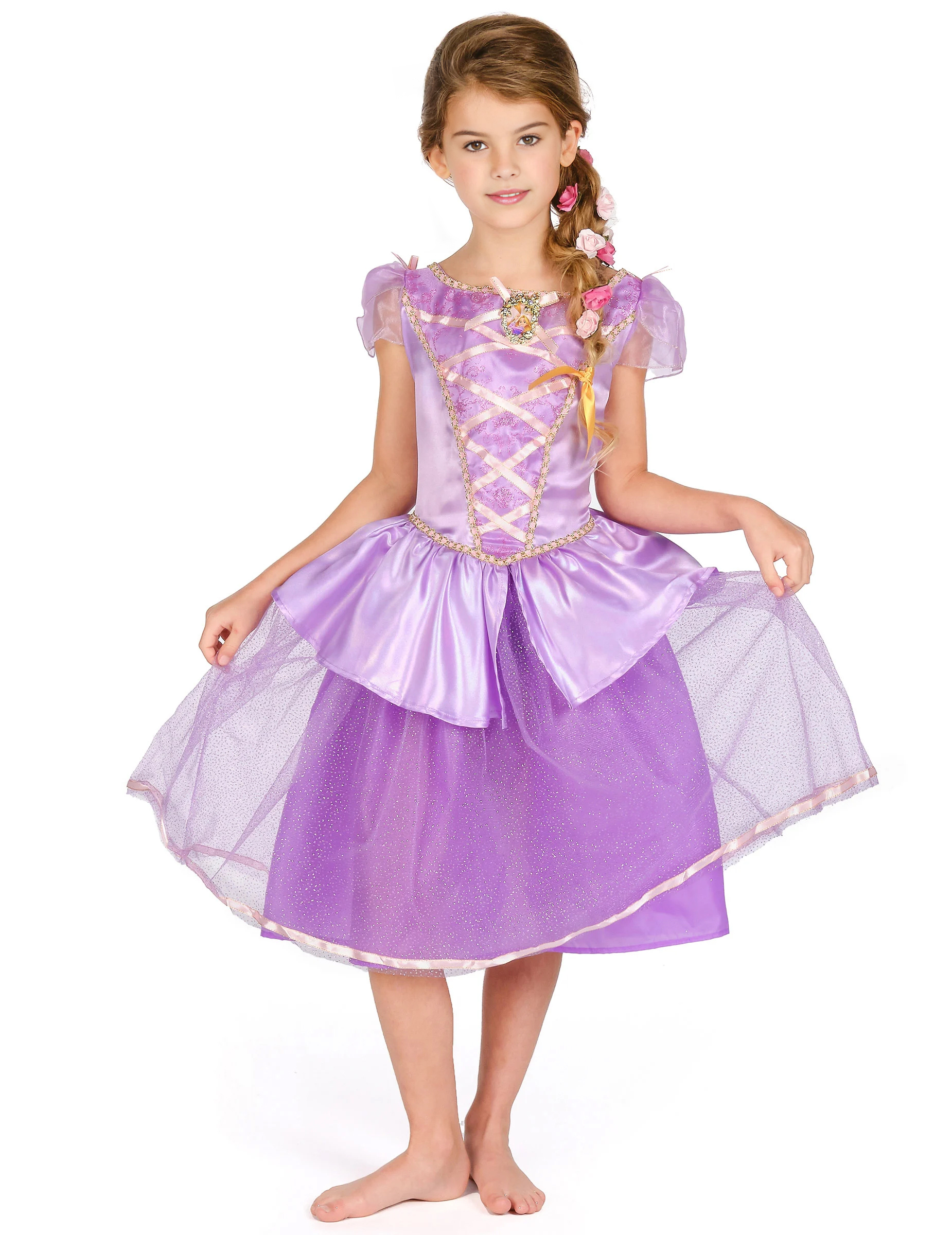 Deluxe Rapunzel Kinderkostüm für Mädchen lila Deluxe Rapunzel Kinderkostüm für Mädchen lila von JAKKS PACIFIC