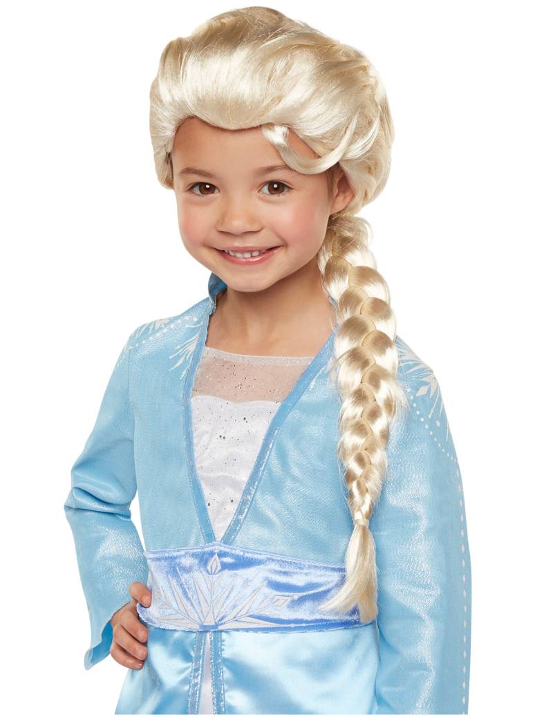 Elsa-Perücke für Mädchen Frozen 2 Karnevals-Accessoire blond von JAKKS PACIFIC