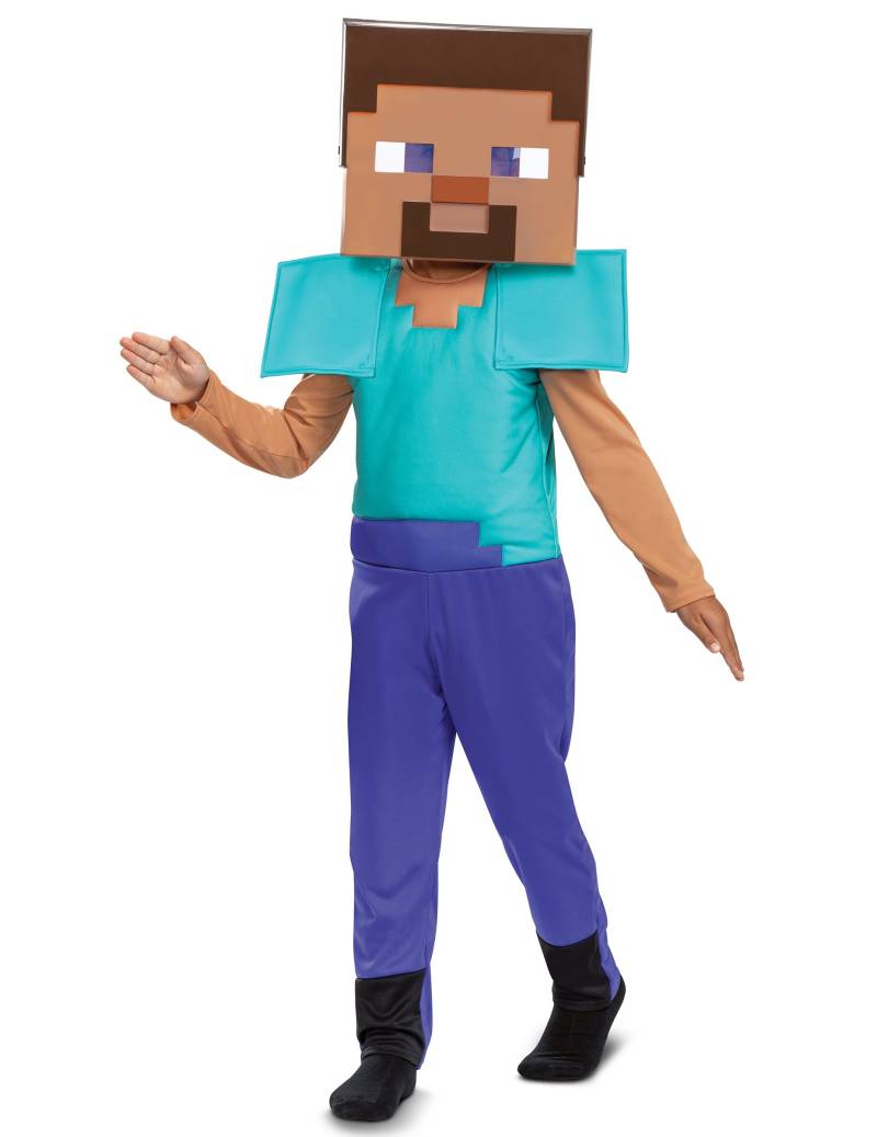 Minecraft Steve Kostüm für Kinder Minecraft Steve Kostüm für Kinder von JAKKS PACIFIC