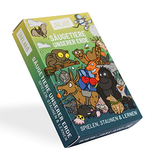 JAKLARO! Säugetiere unserer Erde, das schlaue Kartenspiel für die ganze Familie und alle Biologie-Fans! von JAKLARO!