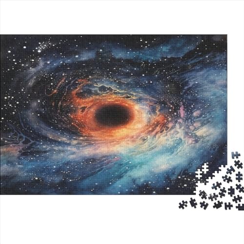 Cosmic Black Hole Erwachsene Puzzle 1000 Teile Stars Lernspiel Family Challenging Games Geburtstag Moderne Wohnkultur Stress Relief 1000pcs (75x50cm) von JALYKA