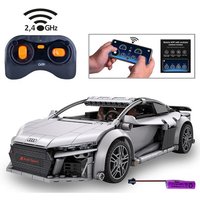 CaDA Audi R8 Coupé 1:14 grau 2,4GHz Bricks CaDA Audi R8 Coupé 1:14 grau 2,4GHz Bricks von JAMARA e.K.