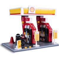 CaDA Shell Tankstelle Bricks CaDA Shell Tankstelle Bricks von JAMARA e.K.
