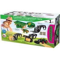 JAMARA 423250 Frontlader mit Krokodilschaufel 1:24S inkl. Rundballen klein von JAMARA e.K.