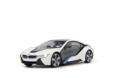 BMW I8 1:14 2,4GHz - offiziell lizenziert, ca 1 Std Fahrzeit, ca. 11 Kmh, perfekt nachgebildete Details, detaillierter Innenraum, LED Licht, Weiß BMW I8 1:14 2,4GHz - offiziell lizenziert, ca 1 Std Fahrzeit, ca. 11 Kmh, perfekt nachgebildete Details, detaillierter Innenraum, LED Licht, Weiß von JAMARA