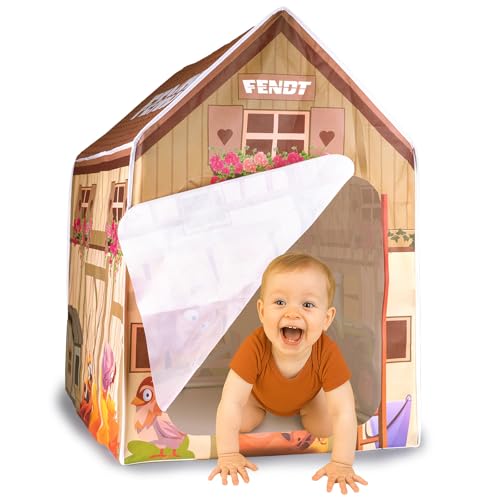 Fendt Spielzelt Bauernhof - Offiziell lizenziert, Indoor geeignet, Zelt mit Türöffnung, einfache Montage durch zusammensteckbare Elemente, platzsparend demontierbar Fendt Spielzelt Bauernhof - Offiziell lizenziert, Indoor geeignet, Zelt mit Türöffnung, einfache Montage durch zusammensteckbare Elemente, platzsparend demontierbar von JAMARA