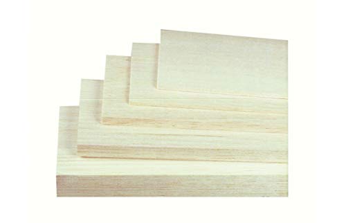 JAMARA 231015 - Balsabretter 5.0 mm x 100 mm x 1000 mm-aus AAA Balsaholz Qualität, Made in Germany von JAMARA