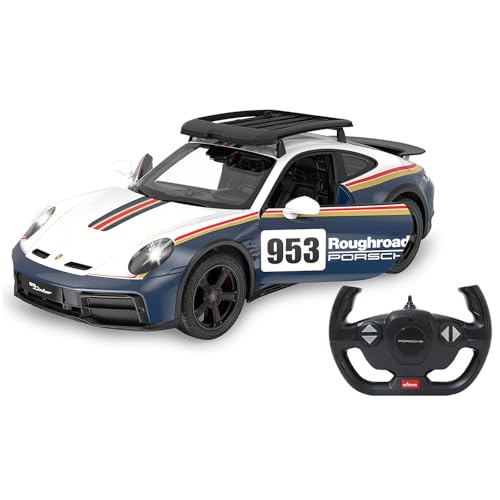 JAMARA 402212 Porsche 911 Dakar Performance 1:14 2,4GHz - Ferngesteuertes Auto, RC Car, Kinder Spielzeugauto mit Fernbedienung, Geschenk für Kinder, Originalgetreue Lackierung von JAMARA