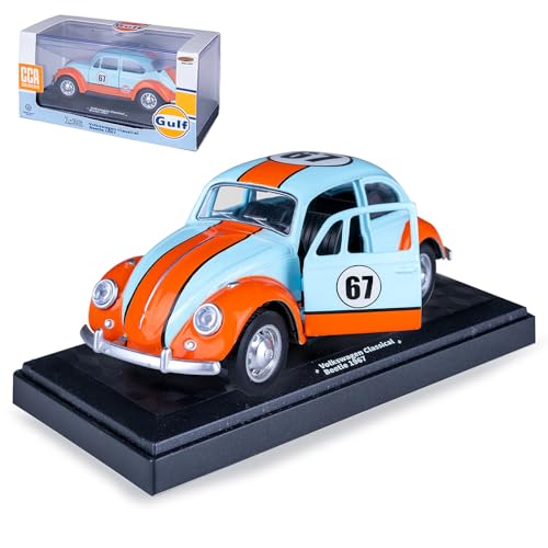 JAMARA 402601 Volkswagen Classical Beetle 1967 Diecast 1:36 - Modellauto Spielzeug, Kinder Car-Model, mini Fahrzeuge, Geschenkidee für Kinder, Türen manuell öffnen/schließen von JAMARA