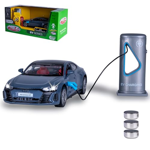 JAMARA 402606 Audi RS e-tron GT Diecast 1:36 inkl. Knopfzellen - Modellauto Spielzeug, Kinder Car, Model Miniatur Fahrzeuge, Geschenk für Kids, Türen Manuell öffnen/schließen JAMARA 402606 Audi RS e-tron GT Diecast 1:36 inkl. Knopfzellen - Modellauto Spielzeug, Kinder Car, Model Miniatur Fahrzeuge, Geschenk für Kids, Türen Manuell öffnen/schließen von JAMARA