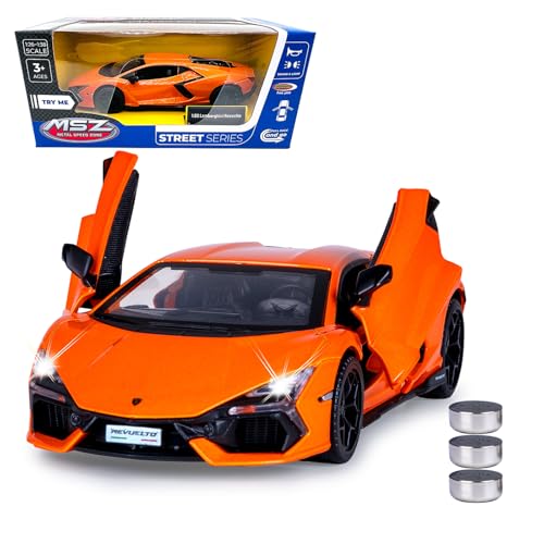 JAMARA 402618 Lamborghini Revuelto Diecast 1:32 inkl. Knopfzellen - Modellauto Spielzeug, Kinder Car, Model Miniatur Fahrzeuge, Geschenkidee Kids, Türen Manuell öffnen/schließen JAMARA 402618 Lamborghini Revuelto Diecast 1:32 inkl. Knopfzellen - Modellauto Spielzeug, Kinder Car, Model Miniatur Fahrzeuge, Geschenkidee Kids, Türen Manuell öffnen/schließen von JAMARA