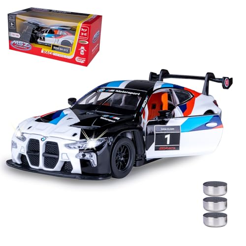 JAMARA 402630 BMW M4 GT3 Diecast 1:32 inkl. Knopfzellen - Modellauto Spielzeug, Kinder Car, Model Miniatur Fahrzeuge, Geschenkidee für Kinder, Türen Manuell öffnen/schließen JAMARA 402630 BMW M4 GT3 Diecast 1:32 inkl. Knopfzellen - Modellauto Spielzeug, Kinder Car, Model Miniatur Fahrzeuge, Geschenkidee für Kinder, Türen Manuell öffnen/schließen von JAMARA