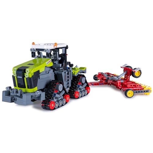JAMARA 402856 CADA Claas Xerion 5000 Trac TS 1:32 Bricks, Kinder Landwirtschaft Spielzeug ab 8 Jahre, Technik für Jungs, Klemmbausteine Set, Geschenkidee für Kinder, Detailgetreu JAMARA 402856 CADA Claas Xerion 5000 Trac TS 1:32 Bricks, Kinder Landwirtschaft Spielzeug ab 8 Jahre, Technik für Jungs, Klemmbausteine Set, Geschenkidee für Kinder, Detailgetreu von JAMARA