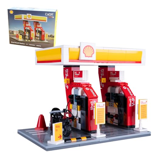 JAMARA 402858 CADA Shell Tankstelle Bricks, für Kinder Technik Spielzeug ab 8 Jahre, Geschenkidee für Kids, Klemmbausteine Set, Fördert Feinmotorik und technisches Verständnis JAMARA 402858 CADA Shell Tankstelle Bricks, für Kinder Technik Spielzeug ab 8 Jahre, Geschenkidee für Kids, Klemmbausteine Set, Fördert Feinmotorik und technisches Verständnis von JAMARA