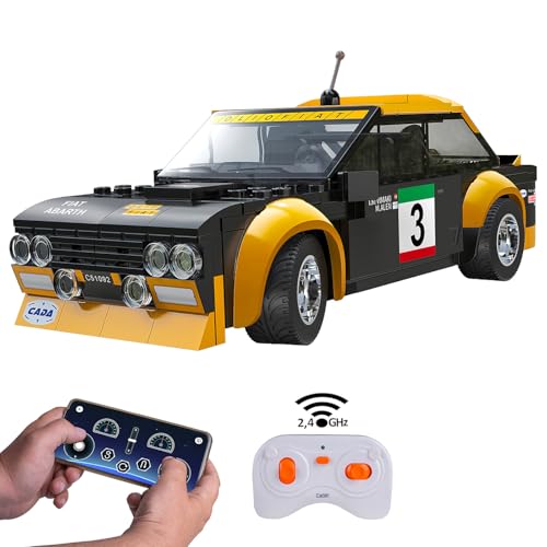 JAMARA 402859 CADA FIAT Abarth 131 1:20 2,4GHz Bricks, Spielzeugauto, Sport Rennwagen für Kinder ab 6 Jahre, RC Ferngesteuert, Set aus Klemmbausteinen, Geschenkidee für Kids JAMARA 402859 CADA FIAT Abarth 131 1:20 2,4GHz Bricks, Spielzeugauto, Sport Rennwagen für Kinder ab 6 Jahre, RC Ferngesteuert, Set aus Klemmbausteinen, Geschenkidee für Kids von JAMARA