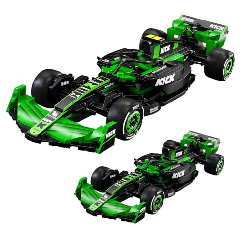 JAMARA 402861 CADA Kick Sauber F1® Team C44-2024 1:24 Bricks, Spielzeugauto, Sport Rennwagen für Kinder ab 8 Jahre, Set aus Klemmbausteinen, Geschenkidee für Kids, Detailgetreu von JAMARA