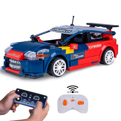 JAMARA 402868 CADA 2008 Citroën C4 WRC 1:20 2,4GHz Bricks, Auto Spielzeug Modell, Renn-Sportwagen für Kids ab 6 Jahre, RC Ferngesteuert Geschenkidee für Kinder, Dualmodus JAMARA 402868 CADA 2008 Citroën C4 WRC 1:20 2,4GHz Bricks, Auto Spielzeug Modell, Renn-Sportwagen für Kids ab 6 Jahre, RC Ferngesteuert Geschenkidee für Kinder, Dualmodus von JAMARA