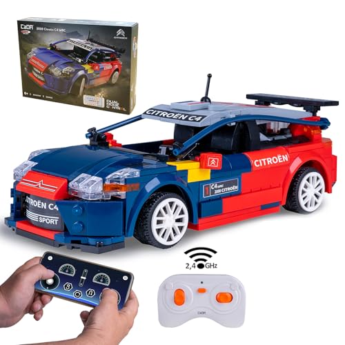 JAMARA 402868 CADA 2008 Citroën C4 WRC 1:20 2,4GHz Bricks, Auto Spielzeug Modell, Renn-Sportwagen für Kids ab 6 Jahre, RC Ferngesteuert Geschenkidee für Kinder, Dualmodus JAMARA 402868 CADA 2008 Citroën C4 WRC 1:20 2,4GHz Bricks, Auto Spielzeug Modell, Renn-Sportwagen für Kids ab 6 Jahre, RC Ferngesteuert Geschenkidee für Kinder, Dualmodus von JAMARA