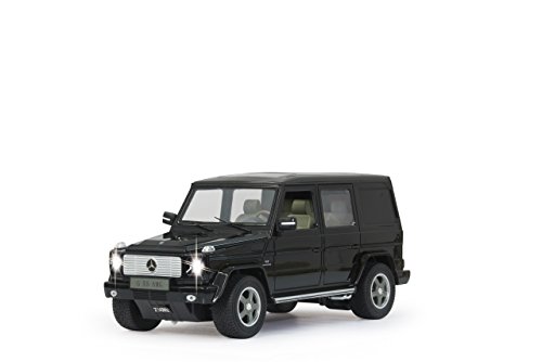 JAMARA 403910 - Mercedes-Benz G55 AMG 1:14 2,4GHz - offiziell lizenziert, bis 1 Std. Fahrzeit bei 11 Km/h, LED, Perfekt nachgebildete Details, detaillierter Innenraum,hochwertige Verarbeitung, Schwarz JAMARA 403910 - Mercedes-Benz G55 AMG 1:14 2,4GHz - offiziell lizenziert, bis 1 Std. Fahrzeit bei 11 Km/h, LED, Perfekt nachgebildete Details, detaillierter Innenraum,hochwertige Verarbeitung, Schwarz von JAMARA