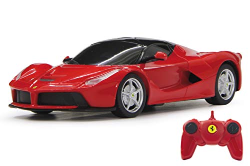 JAMARA 404521 - Ferrari LaFerrari 1:24 2,4GHz - offiziell lizenziert, bis zu 1 Stunde Fahrzeit bei ca. 9 Km/h, perfekt nachgebildete Details, hochwertige Verarbeitung von JAMARA