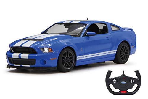 JAMARA 404540 - Shelby GT500 1:14 2,4GHz - offiziell lizenziert, bis 1 Std. Fahrzeit bei 11 Km/h, LED, Perfekt nachgebildete Details, detaillierter Innenraum,hochwertige Verarbeitung, blau JAMARA 404540 - Shelby GT500 1:14 2,4GHz - offiziell lizenziert, bis 1 Std. Fahrzeit bei 11 Km/h, LED, Perfekt nachgebildete Details, detaillierter Innenraum,hochwertige Verarbeitung, blau von JAMARA