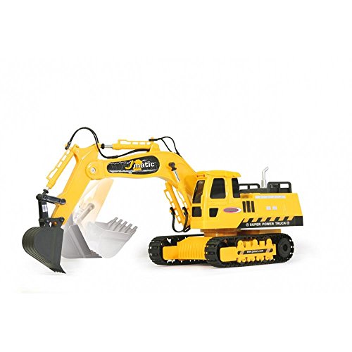 JAMARA 404920 - Bagger J-Matic 1:27 2,4GHz - Realistischer Motorsound, Hupe, Rückfahrwarnsound, 660 ° Turmdrehung, programmierbare Funktionen mit Wiederholung, Autoabschaltfunktion,Entladen / Aufladen JAMARA 404920 - Bagger J-Matic 1:27 2,4GHz - Realistischer Motorsound, Hupe, Rückfahrwarnsound, 660 ° Turmdrehung, programmierbare Funktionen mit Wiederholung, Autoabschaltfunktion,Entladen / Aufladen von JAMARA