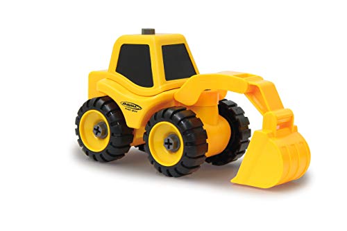 JAMARA 405168 - Baufahrzeugset 9 in 2-9 verschiedene Modelle mit 2 Chassi - Multiwerkzeug mit Rutschkupplung, leicht zerleg-und montierbar, fördert die Feinmotorik und Kreativität, gelb JAMARA 405168 - Baufahrzeugset 9 in 2-9 verschiedene Modelle mit 2 Chassi - Multiwerkzeug mit Rutschkupplung, leicht zerleg-und montierbar, fördert die Feinmotorik und Kreativität, gelb von JAMARA