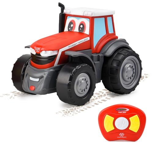 JAMARA 405321 Massey Ferguson My First RC Traktor 2,4GHz mit Sound - Landwirtschaft Spielzeug, Spielzeugtraktor Kleinkind, Geschenk für Kinder, Erstes ferngesteuertes Fahrzeug von JAMARA