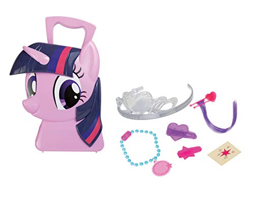 JAMARA 410099 - Koffer Twilight Sparkle-6-Teiliges Spieleset, stylen wie eine Prinzessin, Stabiler und handlicher Tragekoffer, kindgerechte My Little Pony Design, pink JAMARA 410099 - Koffer Twilight Sparkle-6-Teiliges Spieleset, stylen wie eine Prinzessin, Stabiler und handlicher Tragekoffer, kindgerechte My Little Pony Design, pink von JAMARA