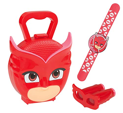 JAMARA 410107 Koffer PJ Masks Owlette-3-Teiliges Spieleset, Owlette-Armband für echte Pyjamahelden, Bösewichte durch das Fernglas ausspionieren, Stabiler und handlicher Tragekoffer, rot JAMARA 410107 Koffer PJ Masks Owlette-3-Teiliges Spieleset, Owlette-Armband für echte Pyjamahelden, Bösewichte durch das Fernglas ausspionieren, Stabiler und handlicher Tragekoffer, rot von JAMARA