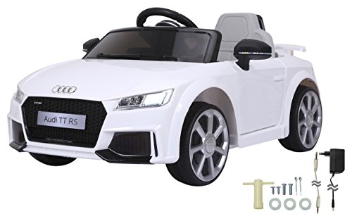 JAMARA 460278 - Ride-on Audi TT RS 12V-Softanlauf, 2-Gang, Ultra-Gripp Gummiring, Fahrzeug, Weiß JAMARA 460278 - Ride-on Audi TT RS 12V-Softanlauf, 2-Gang, Ultra-Gripp Gummiring, Fahrzeug, Weiß von JAMARA