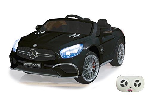 JAMARA 460295 - Ride-on Mercedes SL65 12V - Softanlauf, 2-Gang, Stoßdämpfer, SD-Slot, AUX-und USB-Anschluss, LED, Hupe,bis zu 90 Min. Fahrzeit,Ultra-Gripp Gummiring, schwarz JAMARA 460295 - Ride-on Mercedes SL65 12V - Softanlauf, 2-Gang, Stoßdämpfer, SD-Slot, AUX-und USB-Anschluss, LED, Hupe,bis zu 90 Min. Fahrzeit,Ultra-Gripp Gummiring, schwarz von JAMARA