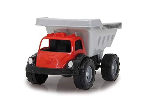 JAMARA 460311 - Sandkastenauto Big Kip - ca. 20 Kg Ladekapazität, Ladefläche kippbar, Scheinwerferattrappen, silber/schwarz/rot JAMARA 460311 - Sandkastenauto Big Kip - ca. 20 Kg Ladekapazität, Ladefläche kippbar, Scheinwerferattrappen, silber/schwarz/rot von JAMARA
