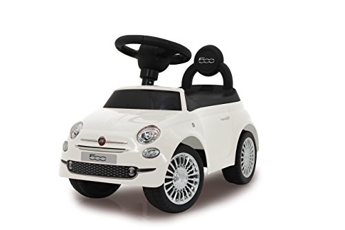 JAMARA 460325 - Rutscher Fiat 500 - offiziell lizenziert, Kofferraum unter der Sitzfläche, Schub- und Haltegriff, verschiedene Sounds, Hupe, originalgetreue Optik, wertige Verarbeitung, weiß JAMARA 460325 - Rutscher Fiat 500 - offiziell lizenziert, Kofferraum unter der Sitzfläche, Schub- und Haltegriff, verschiedene Sounds, Hupe, originalgetreue Optik, wertige Verarbeitung, weiß von JAMARA