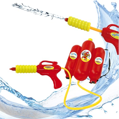 JAMARA 460342 - Mc Fizz Wasserspritze mit Tank Rucksack 2,5L - Spritzfunktion, verstellbare Schultergurte, ca. 2,5 Liter Wassertank wie Rucksack tragen,Schlauch ca. 72 cm lang,Spritzreichweite ca. 7 m JAMARA 460342 - Mc Fizz Wasserspritze mit Tank Rucksack 2,5L - Spritzfunktion, verstellbare Schultergurte, ca. 2,5 Liter Wassertank wie Rucksack tragen,Schlauch ca. 72 cm lang,Spritzreichweite ca. 7 m von JAMARA