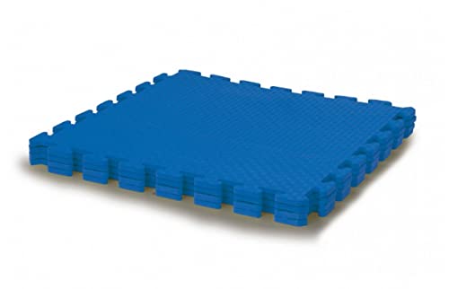 JAMARA 460421 - Puzzlematten blau 50 x 50 cm 4tlg. - kinderleichtes Stecksystem, ca. 1 x 1m, erweiterbar, geeignet als Spielmatte / Kälteschutz, rutschsicherer Untergrund, abwaschbar, strapazierfähig JAMARA 460421 - Puzzlematten blau 50 x 50 cm 4tlg. - kinderleichtes Stecksystem, ca. 1 x 1m, erweiterbar, geeignet als Spielmatte / Kälteschutz, rutschsicherer Untergrund, abwaschbar, strapazierfähig von JAMARA