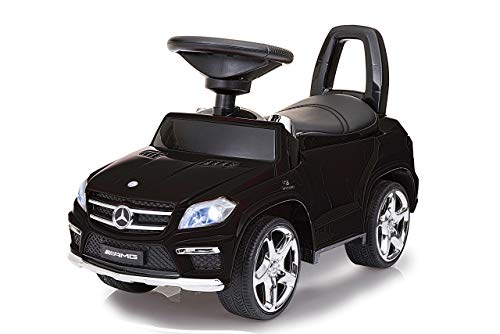 JAMARA 460435 - Rutscher Mercedes-AMG GL 63 - Kippschutz, Kofferraum unter der Sitzfläche, Licht vorne und hinten Hupe am Lenkrad, Startknopf mit Motorsound, Kunstledersitz, schwarz JAMARA 460435 - Rutscher Mercedes-AMG GL 63 - Kippschutz, Kofferraum unter der Sitzfläche, Licht vorne und hinten Hupe am Lenkrad, Startknopf mit Motorsound, Kunstledersitz, schwarz von JAMARA