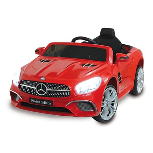 JAMARA 460437 - Ride-on Mercedes-Benz SL 400 12V - 2 Leistungsstarke Antriebsmotoren und Akku für Lange Fahrzeit, Micro-SD-Slot, AUX-/USB-Anschluss, LED-Scheinwerfer, Ultra-Grip Gummiring, rot JAMARA 460437 - Ride-on Mercedes-Benz SL 400 12V - 2 Leistungsstarke Antriebsmotoren und Akku für Lange Fahrzeit, Micro-SD-Slot, AUX-/USB-Anschluss, LED-Scheinwerfer, Ultra-Grip Gummiring, rot von JAMARA