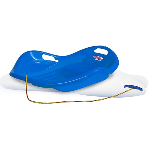 JAMARA 460535 - Snow Play Bob Speed 78 cm - aerodynamische Bauweise, langlebiger Kunststoff, Bequeme, ergonomische Sitz-/ Liegekuhle für eine optimale Rutschposition, 1kg Leichtgewicht, blau JAMARA 460535 - Snow Play Bob Speed 78 cm - aerodynamische Bauweise, langlebiger Kunststoff, Bequeme, ergonomische Sitz-/ Liegekuhle für eine optimale Rutschposition, 1kg Leichtgewicht, blau von JAMARA