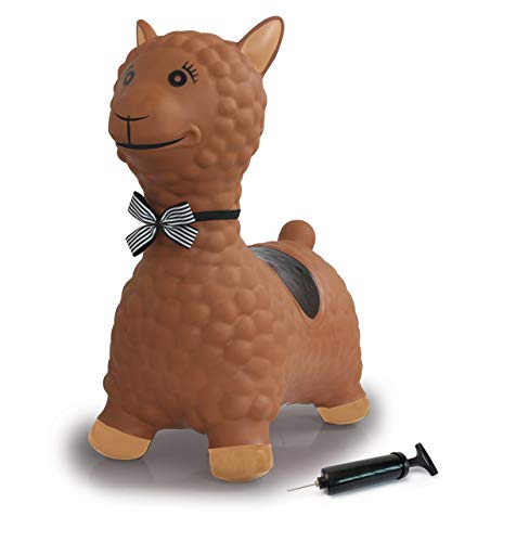 JAMARA 460542 - Hüpftier Lama mit Pumpe - BPA-Frei, bis 50 kg, fördert den Gleichgewichtssinn und die motorischen Fähigkeiten, robust und widerstandsfähig, pflegeleicht, Braun JAMARA 460542 - Hüpftier Lama mit Pumpe - BPA-Frei, bis 50 kg, fördert den Gleichgewichtssinn und die motorischen Fähigkeiten, robust und widerstandsfähig, pflegeleicht, Braun von JAMARA